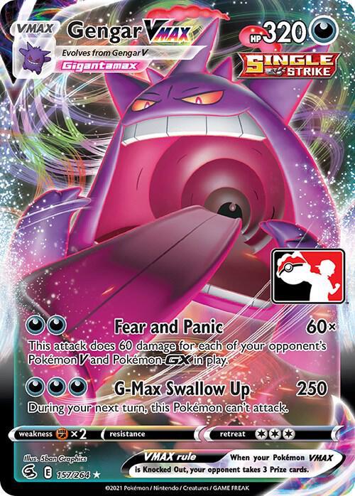 Fusion Strike Gengar VMAX [Prize-Pack] Pokémon card
